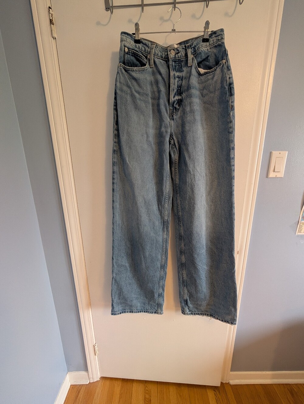 FRAME The 1978 High Rise Wide Leg Jeans in Rhode – Size 27